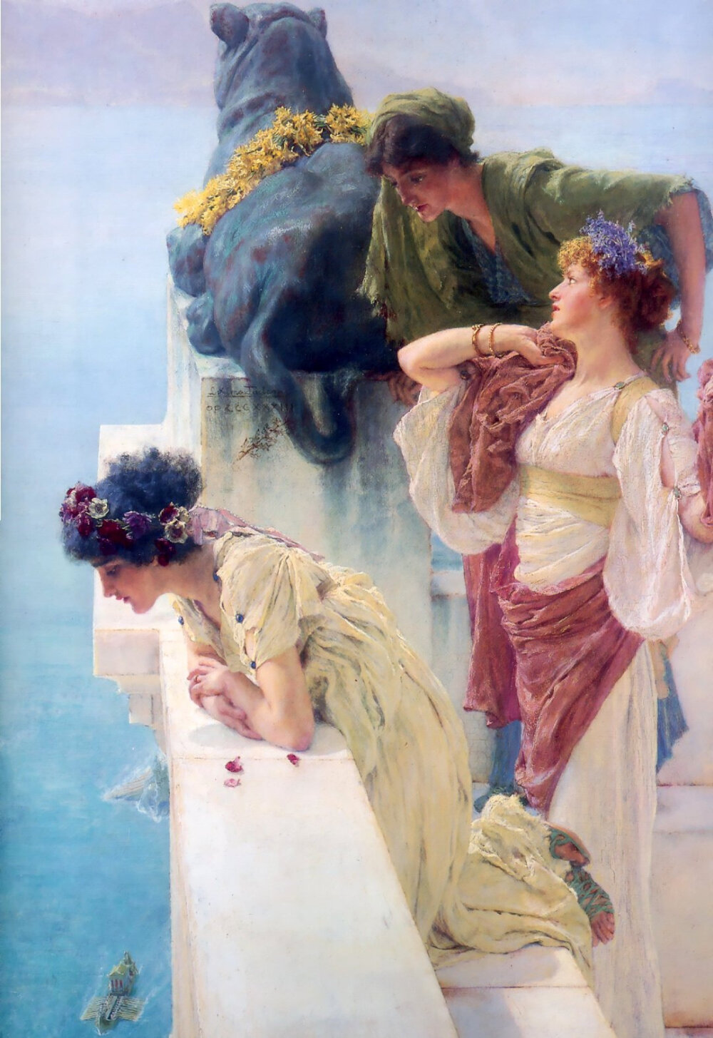 Sir Lawrence Alma-Tadema / 劳伦斯爵士·阿尔玛·塔德玛 [荷][英] (1836-1912)
1868，油画
拉斐尔前派 (Pre-Raphaelite)
美国 波士顿美术馆 (Museum of Fine Arts) ​