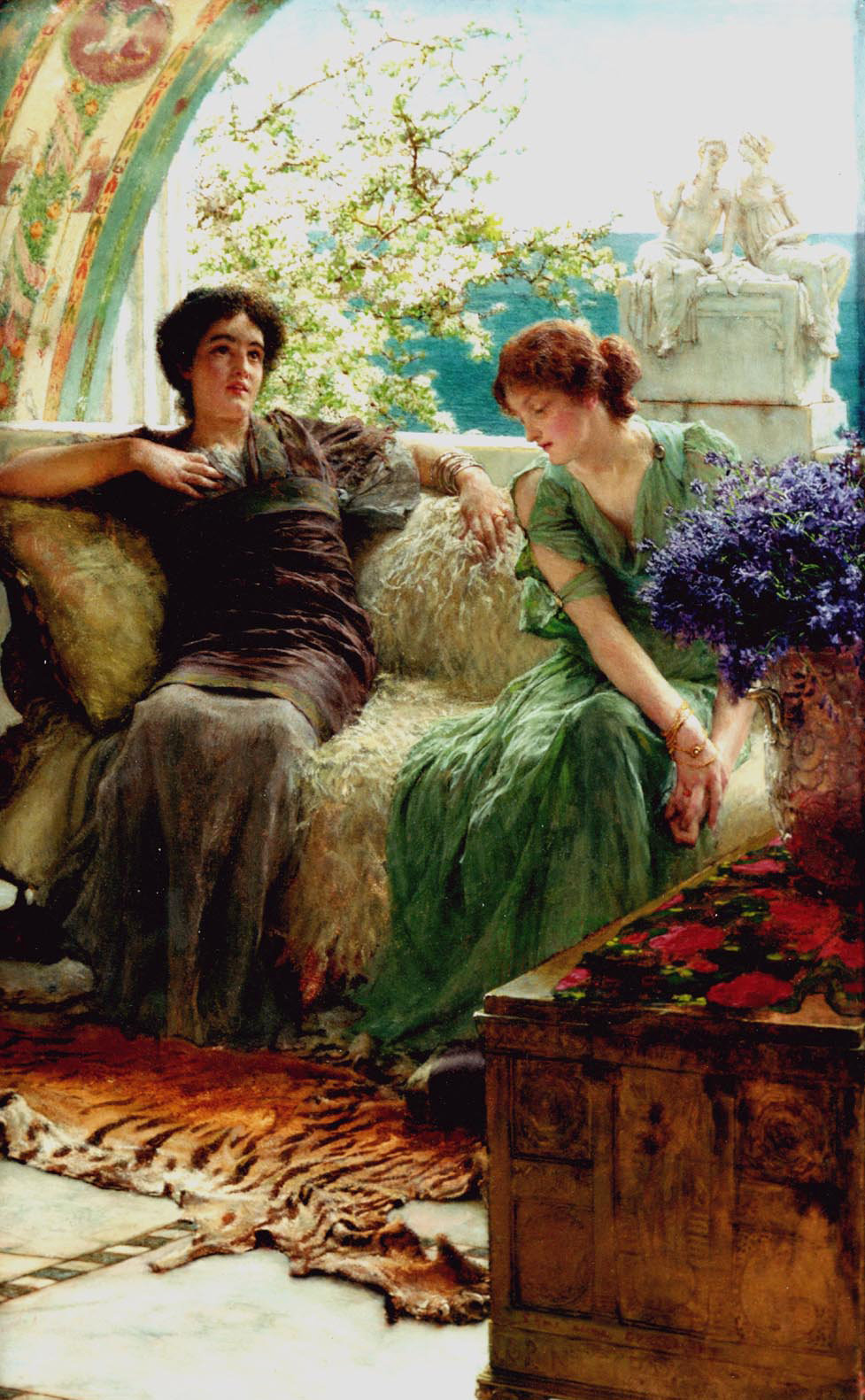 Sir Lawrence Alma-Tadema / 劳伦斯爵士·阿尔玛·塔德玛 [荷][英] (1836-1912)
1868，油画
拉斐尔前派 (Pre-Raphaelite)
美国 波士顿美术馆 (Museum of Fine Arts) ​