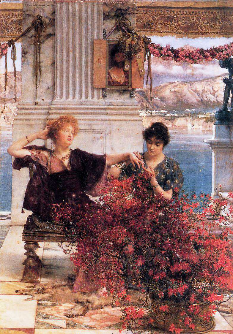 Sir Lawrence Alma-Tadema / 劳伦斯爵士·阿尔玛·塔德玛 [荷][英] (1836-1912)
1868，油画
拉斐尔前派 (Pre-Raphaelite)
美国 波士顿美术馆 (Museum of Fine Arts) ​