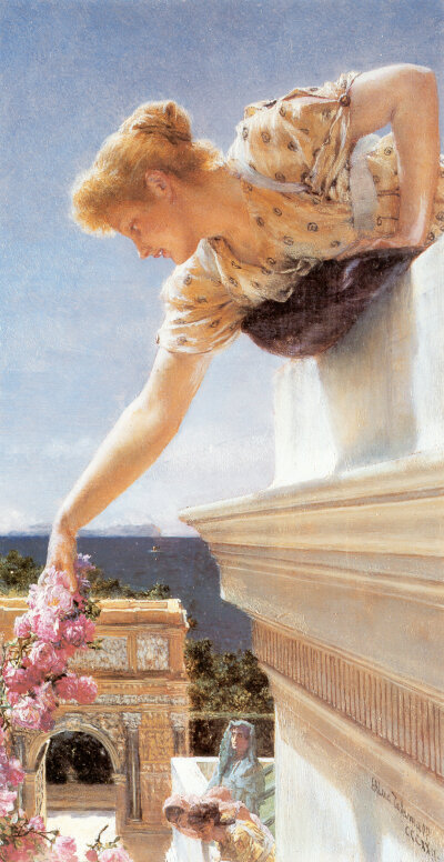 Sir Lawrence Alma-Tadema / 劳伦斯爵士·阿尔玛·塔德玛 [荷][英] (1836-1912)
1868，油画
拉斐尔前派 (Pre-Raphaelite)
美国 波士顿美术馆 (Museum of Fine Arts) ​