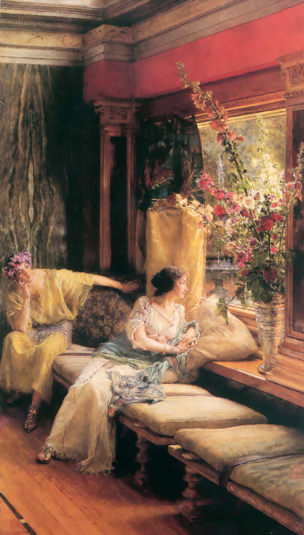 Sir Lawrence Alma-Tadema / 劳伦斯爵士·阿尔玛·塔德玛 [荷][英] (1836-1912)
1868，油画
拉斐尔前派 (Pre-Raphaelite)
美国 波士顿美术馆 (Museum of Fine Arts) ​