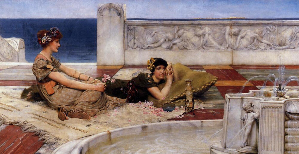 Sir Lawrence Alma-Tadema / 劳伦斯爵士·阿尔玛·塔德玛 [荷][英] (1836-1912)
1868，油画
拉斐尔前派 (Pre-Raphaelite)
美国 波士顿美术馆 (Museum of Fine Arts) ​