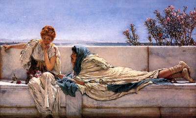 Sir Lawrence Alma-Tadema / 劳伦斯爵士·阿尔玛·塔德玛 [荷][英] (1836-1912)
1868，油画
拉斐尔前派 (Pre-Raphaelite)
美国 波士顿美术馆 (Museum of Fine Arts) ​