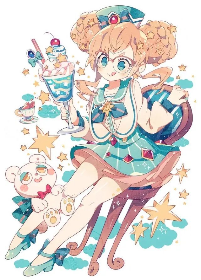 初来乍到，请多多关照哦！这是平常的手绘，希望大家喜欢！