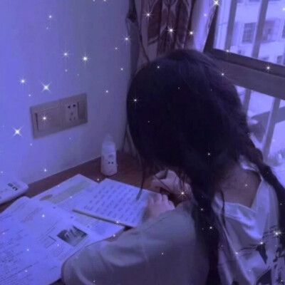 蓝色系女头
校园风