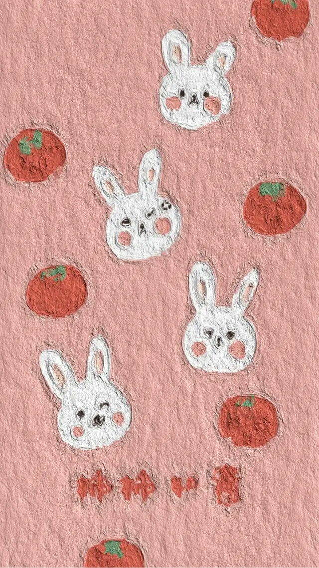 ins风可爱油画壁纸