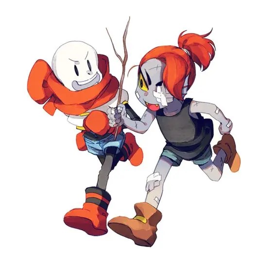 ［传说之下］papyrus和undyne