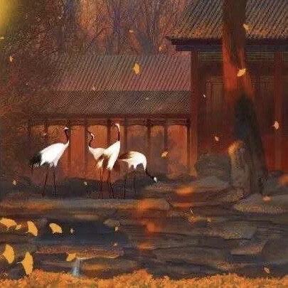 朋友圈背景+微信头像 女头套图 古风