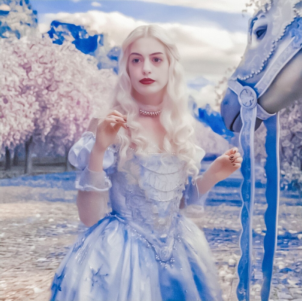 爱丽丝梦游仙境欧美女头白皇后安妮61海瑟薇赞评论更多