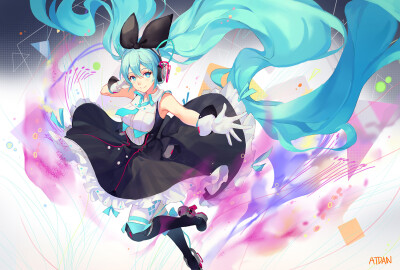 初音未来
p站画师：ATDAN
weibo：小原原原子Dan