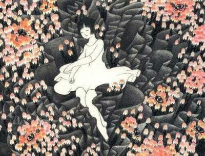 Akino Kondoh(近藤聡乃)，日本女插画师，出生于1980年，她的作品是“描绘童年记忆，但她将其表现为美丽的梦魇”