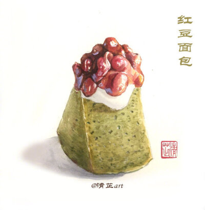 夏日小清新美食甜品饮料
画师：清芷art
#水彩##手绘插画##美食手绘#