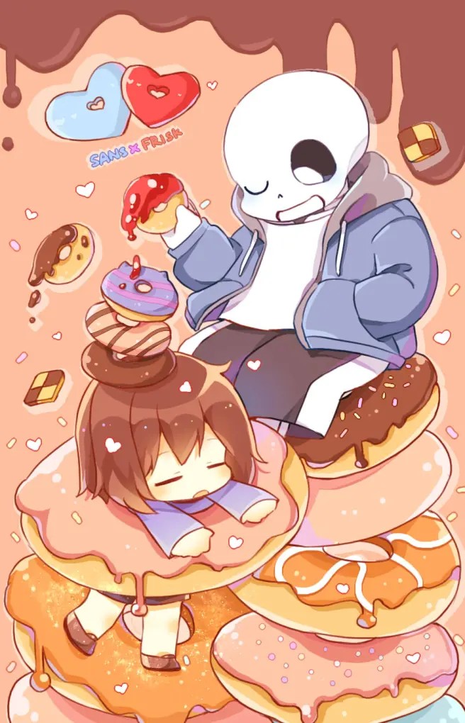 ［传说之下］sans和frisk