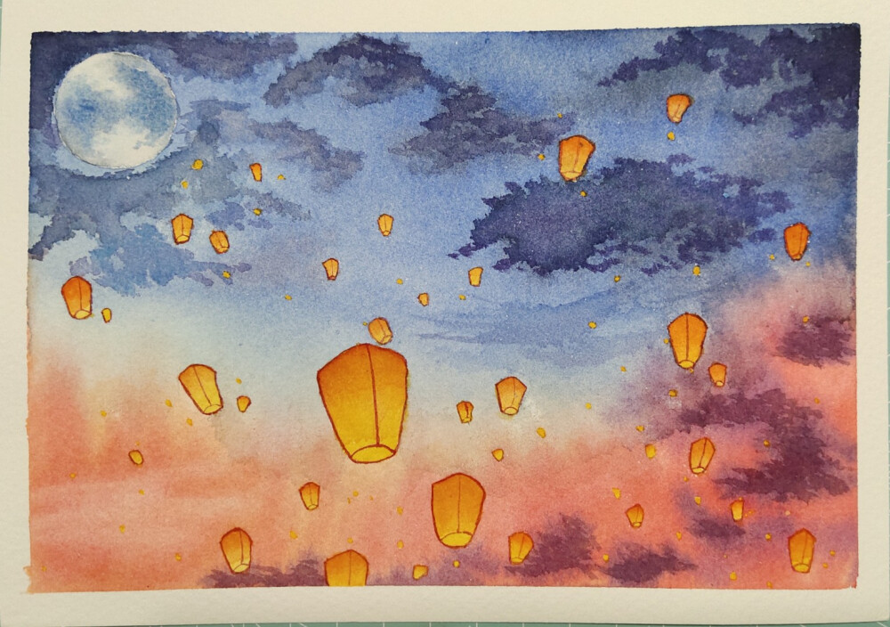 2020.8.19，孔明灯