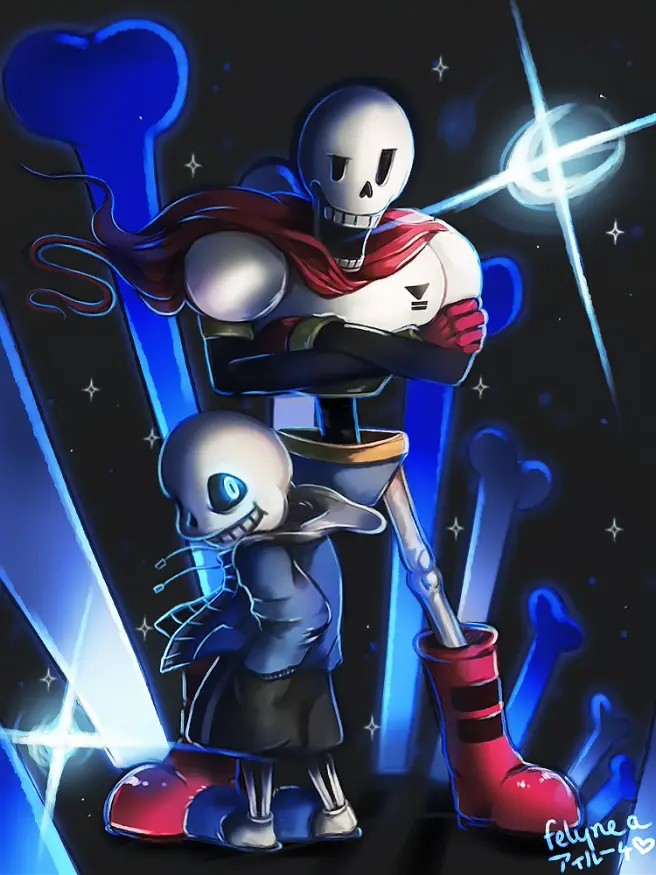 ［传说之下］骨兄弟sans和papyrus