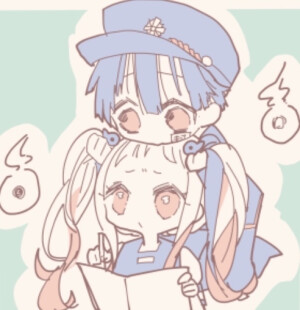 地缚少年花子君～
情头～
花子君和宁宁