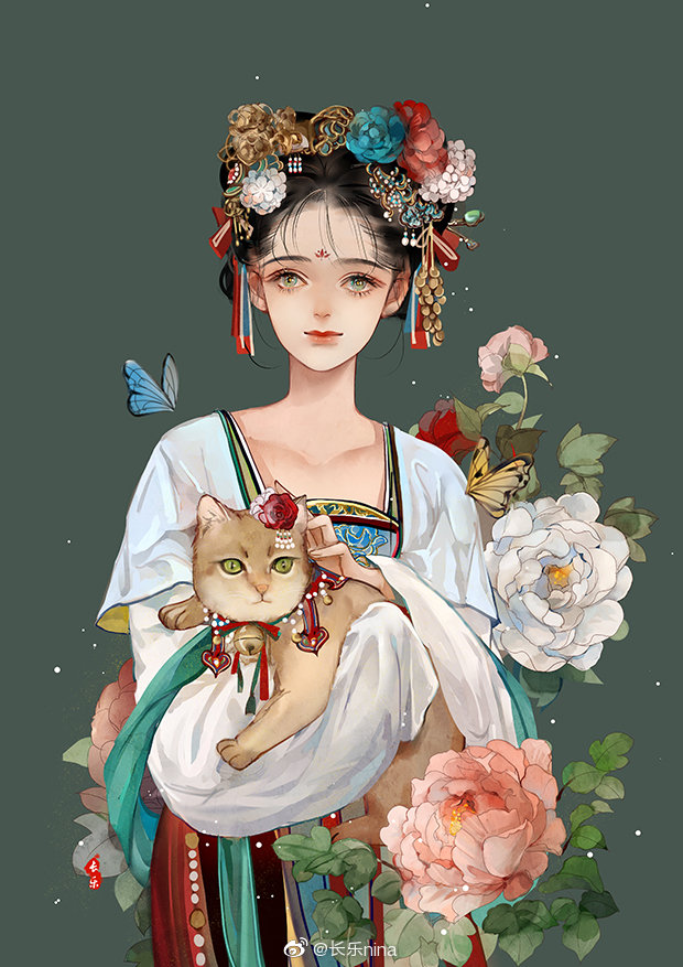 〔 古风美人 〕作者' 长乐nina