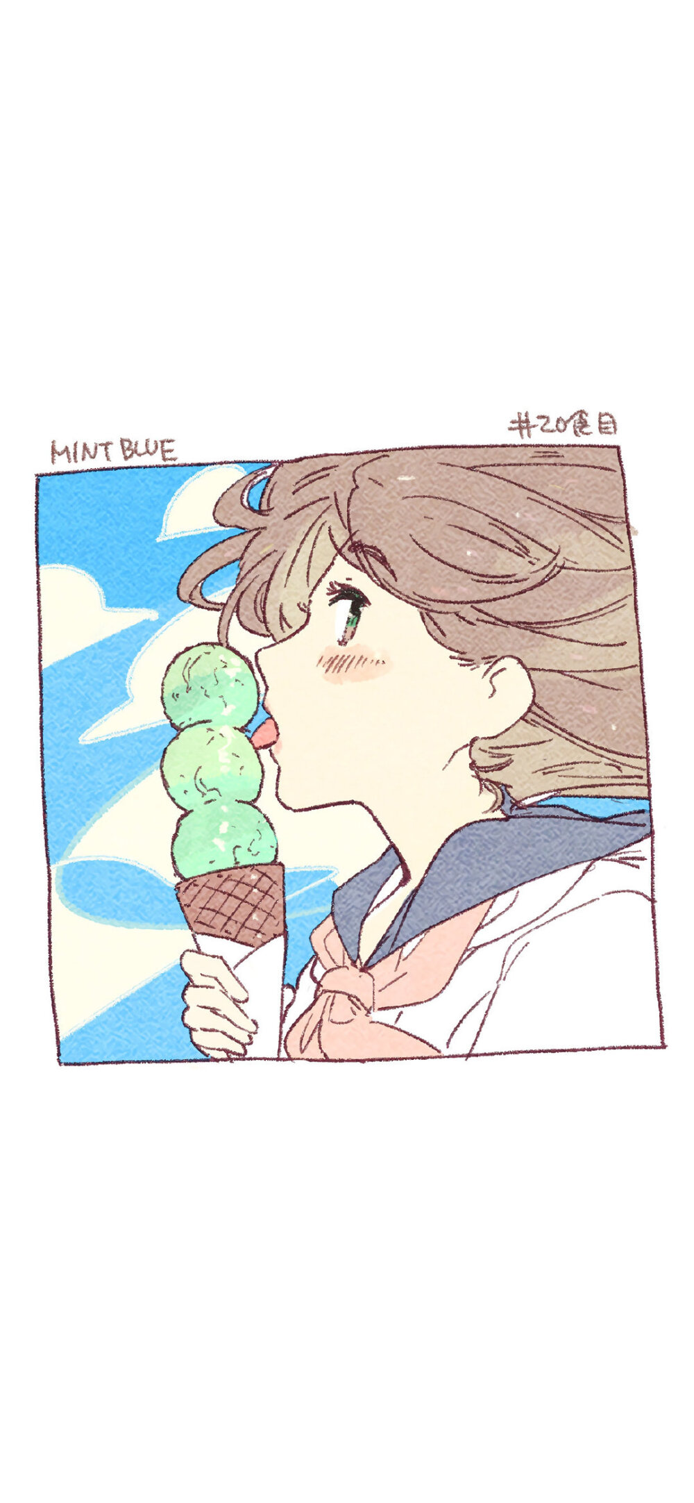 I look forward to meeting you.
手绘壁纸/图源微博