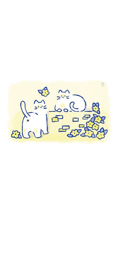 猫咪背景图 | 我会在身后好好守护你