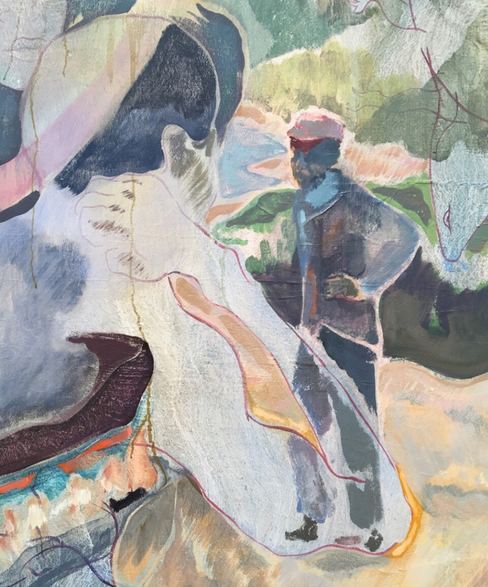  迈克尔·阿米蒂奇 Michael Armitage
油画云朵风景大海帆船城市街道乡村庭院田野公园动物人物 夏天的颜色 详细介绍请关注新浪微博@西画热 你我暮年，闲坐庭院，云卷云舒听雨声，星密星稀赏月影，花开花落忆江南，你话往时，我画往事。新浪微博同名@国画热 @电影热 求关注o ^_-