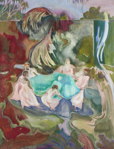  迈克尔·阿米蒂奇 Michael Armitage
油画云朵风景大海帆船城市街道乡村庭院田野公园动物人物 夏天的颜色 详细介绍请关注新浪微博@西画热 你我暮年，闲坐庭院，云卷云舒听雨声，星密星稀赏月影，花开花落忆江南，你…