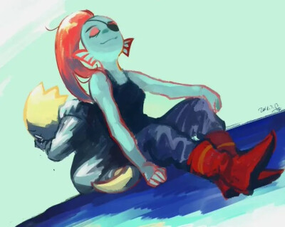 ［传说之下］alphys和undyne