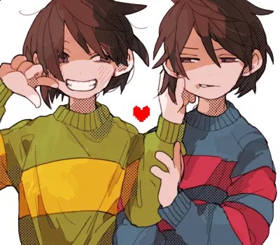 ［传说之下］chara和frisk