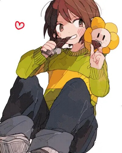 ［传说之下］chara和flowey