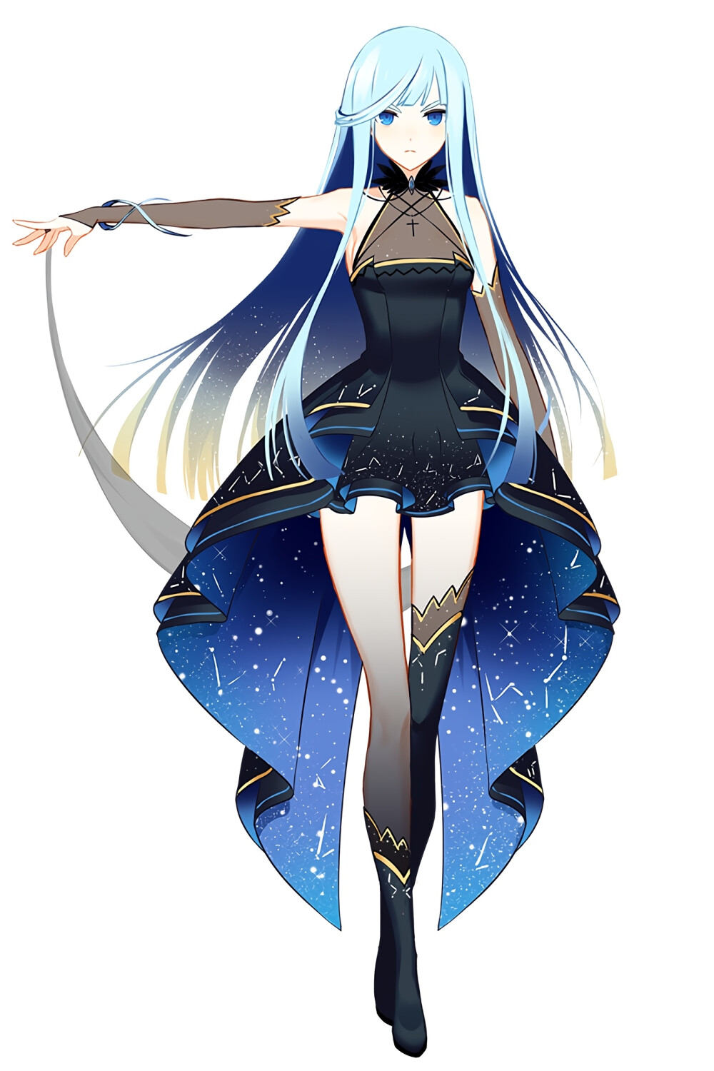 封印者大小姐薇尔莉蓝发