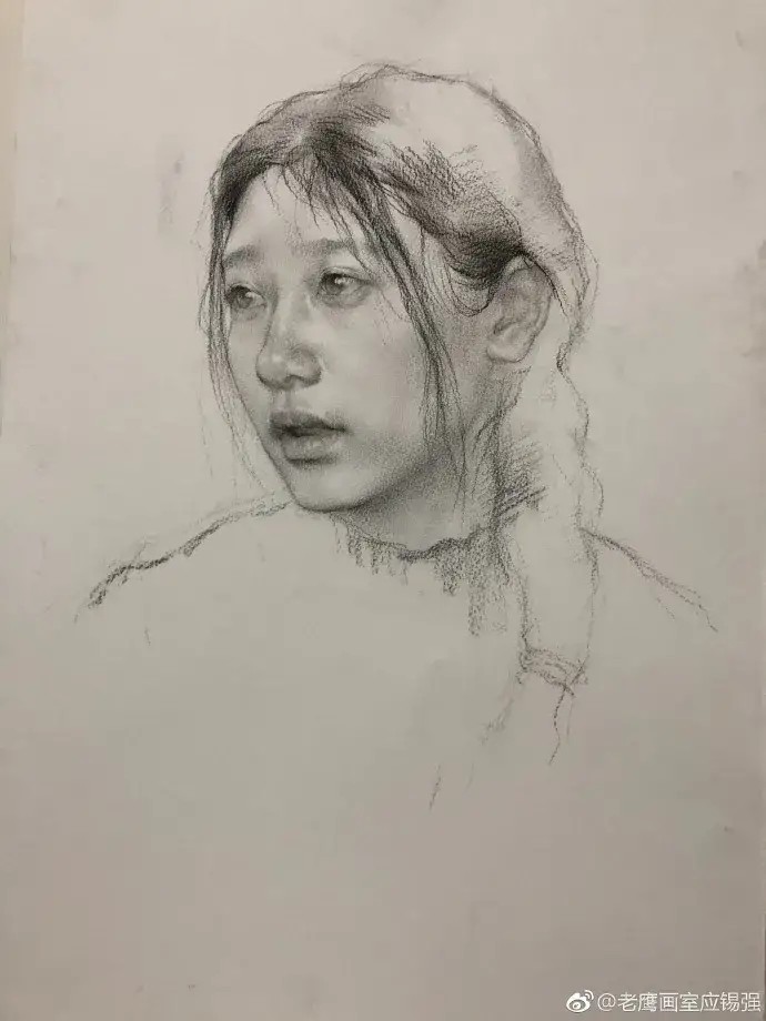 精美素描人像