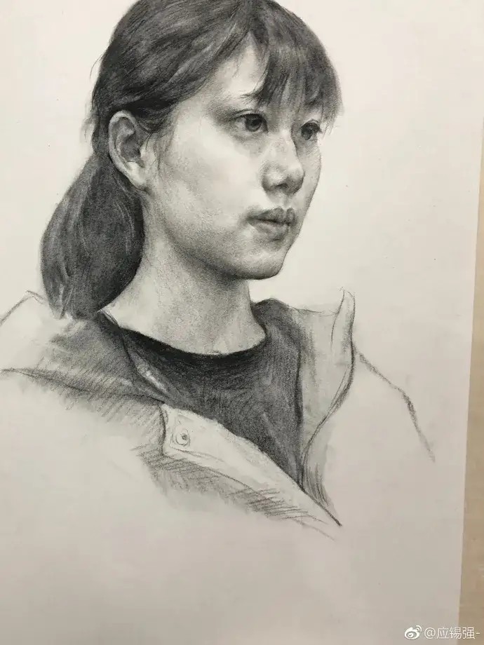 精美素描人像