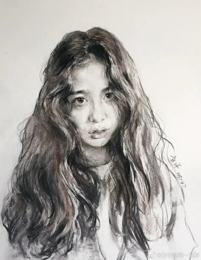 精美素描人像