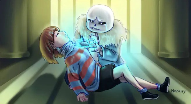 ［传说之下］sans和frisk