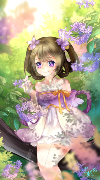 小乔 丁香结
图源微博
原作者:宫飒羽