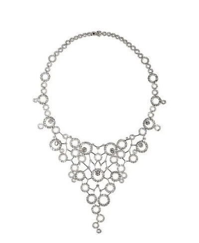 项链拍卖榜第11名 朴载林 涟漪钻石项链
估价：RMB 3,400,000-4,600,000
成交价：RMB 62,790,000
拍卖会：北京九歌2012年春季拍卖会
拍卖专场：翠然拾趣—珠宝翡翠专场
拍卖时间：2012-06-29
