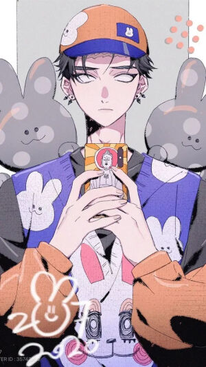 自拍主题，鬼灭之刃同人插画，