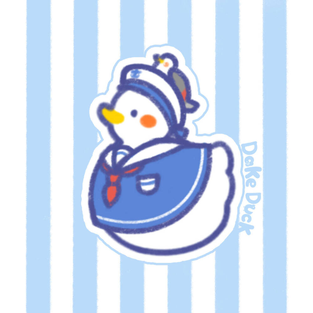 大可鸭团头多人头像 可爱 画师:@大可鸭dake 喜欢的话可以去支持一下