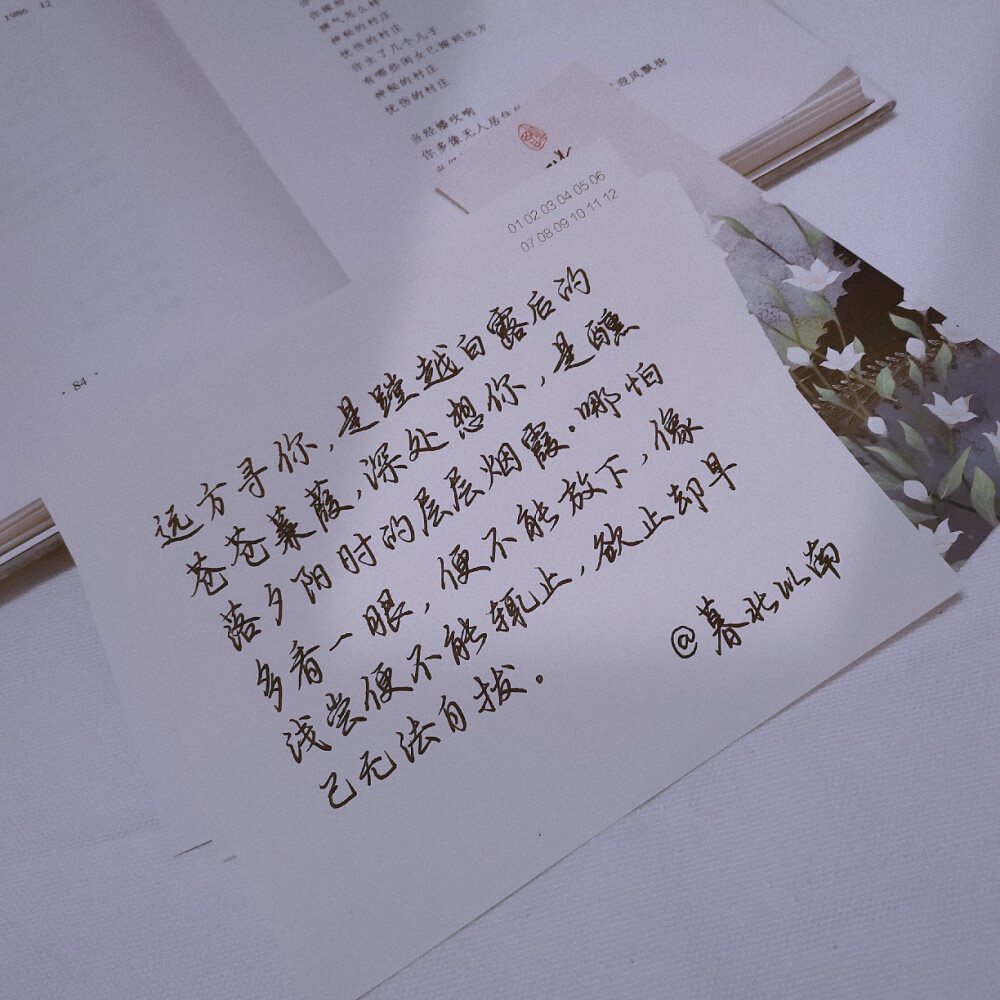 ／✨远方寻你，是蹚越白露后的苍苍蒹葭，深处想你，是醺落夕阳时的层层烟霞。哪怕多看一眼，目光便不能放下，像浅尝便不能辄止，欲止却早已无法自拔。