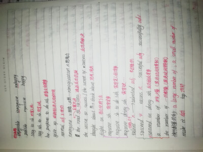 九年级英语人教版知识点手写4