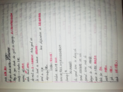 九年级英语人教版知识点手写5