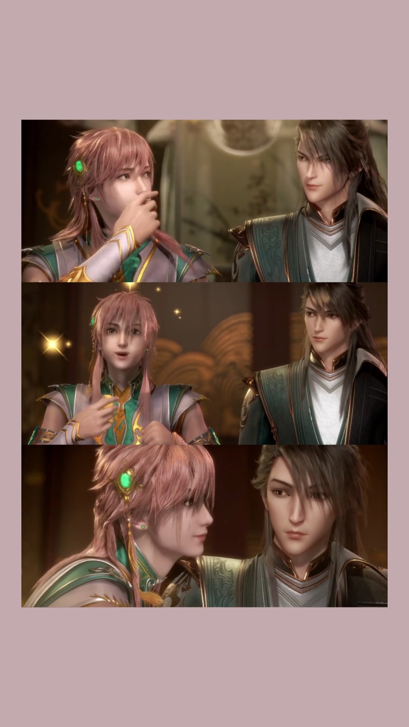 《天宝伏妖录》
驱魔司终于有排场了！
李长史:“这里都是正经人，想干别的，去阿泰那里，你想好了，一会儿我们要吃樱桃饆饠。”
可可爱爱的鸿俊:“吃什么？樱桃饆饠是什么？那我不去了”
哈哈哈哈，真的爱了。
想要更高清的图可以自己去该剧的官方微博找，这些都是截的图，可能有点不清楚。如果想看这部动漫，可以去B站。
