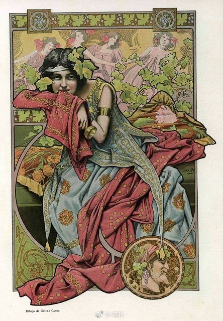 Eugene grasset 绘画 月历 ​​​