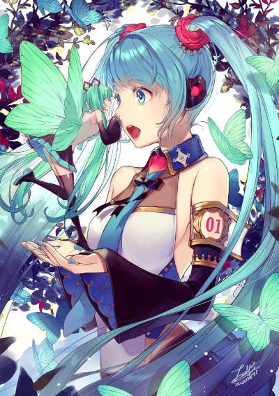 #初音ミク2020生誕祭# 画师:チエり子 lD:84047554