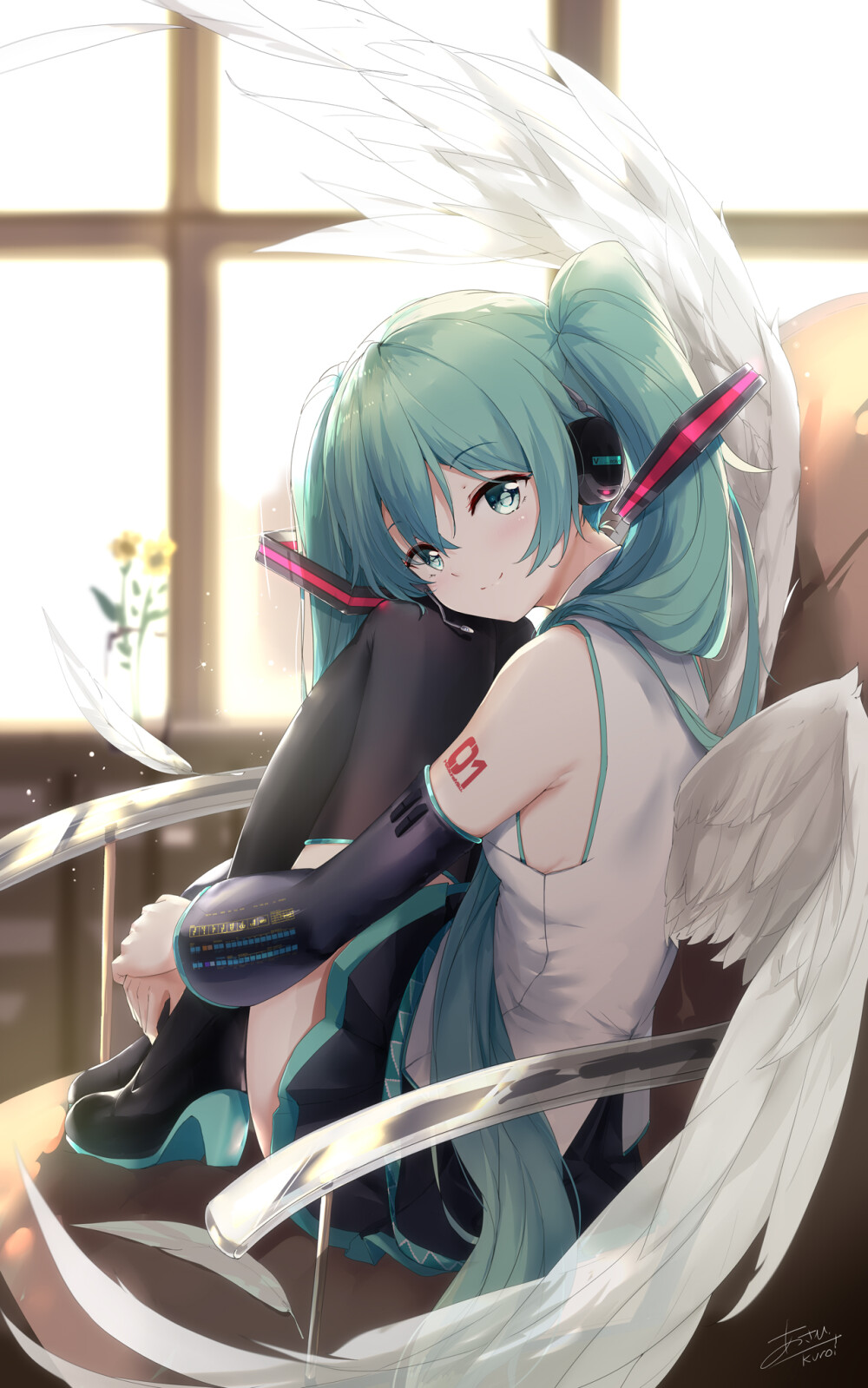 初音未来 绘师：あさひクロイ（p id=7640889） 本作品id=84049460