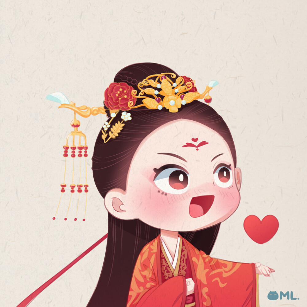 古风琉璃人物头像作者徐朦胧ml