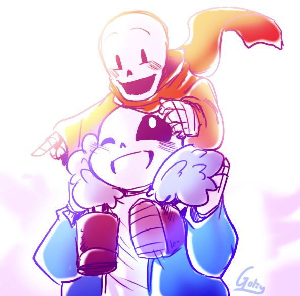 ［传说之下］骨兄弟sans和papyrus