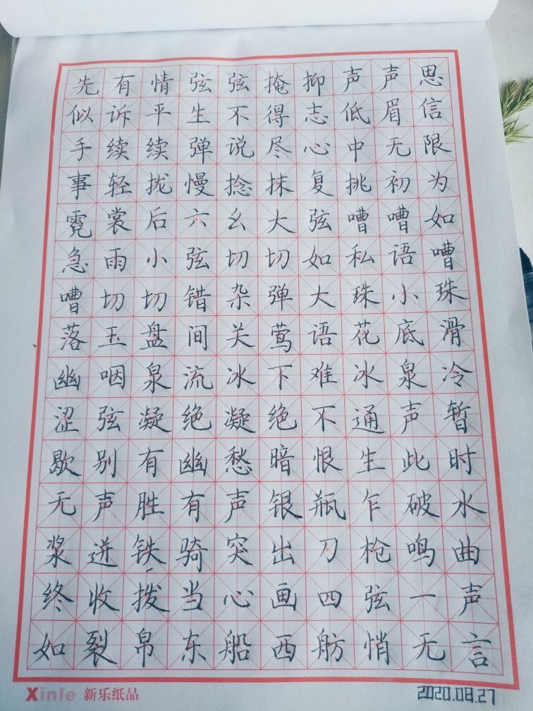 小陈的练字打卡