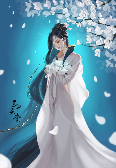 古风美人
花下小仙女_三十六棠__插画师作品