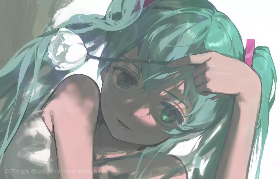 #虚拟歌者与曲绘# miku！好看
画师lof：下水道的蛾蚋精