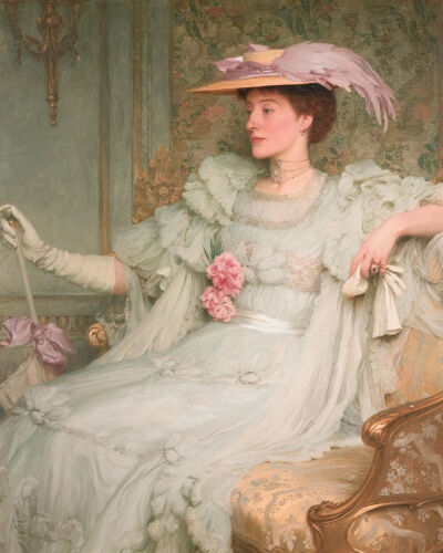 «Portrait of Lady Hillingdon» by Sir Frank Dicksee, 1905 ​​​
